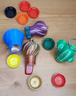 Bottle cap recycling