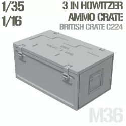British C224 Ammo Box 1/35 and 1/16