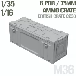 British C238 Ammo Box 1/35 and 1/16