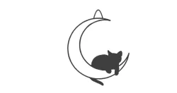 CAT AND MOON