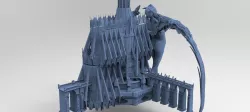Cathedral Palace Baroque gothic Statue
