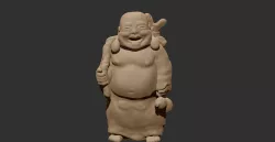 Character Buddha figure, netsuke Japan, Buddha figure, netsuke, Japan