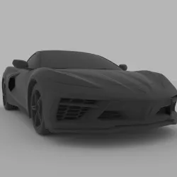 Chevrolet Corvette C8 2020 for 3D Printing