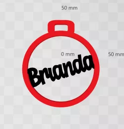 CHRISTMAS SPHERE BRIANDA / CHRISTMAS SPHERE
