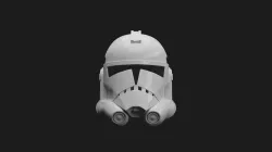 Clone trooper helmet phase 2 animated
