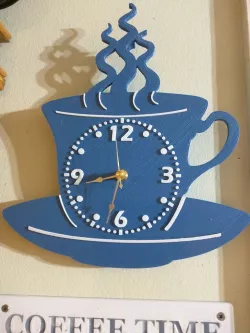 COFFEE MUG WALL CLOCK