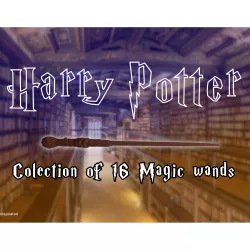 Collection of 16 Magic wands from harry potter