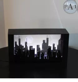 Cozy Lamp - City Skyline