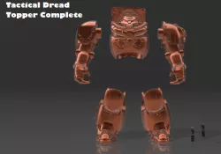 Custom Terminator Torso Toppers Complete Set