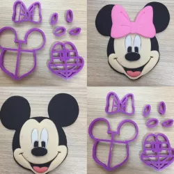 Cutter Mickey and Minnie Mouse Disney 10 cm