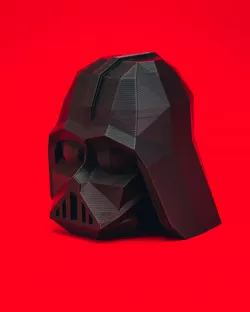 Darth Vader Polygon Head