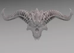 Demon skull