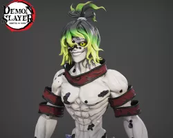 Demon Slayer : Gyutaro Shabana 3D print model