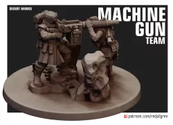 Desert Hawks Machine Gun Team