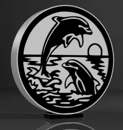 Dolphin Lamp