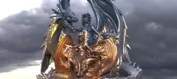Dragon Angel Throne Queen Designs 2