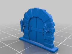 dungeons and dragons archway locked with torch