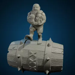 Dwarf Keg Rolller for Fantasy Football
