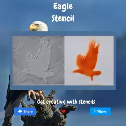 Eagle Stencil