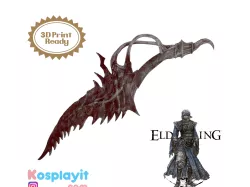 Elden Ring Reduvia Dagger Digital 3D Model - File Divided for Facilitated 3D Printing - Elden Ring Cosplay - Elden Ring Dagger