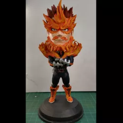 Endeavor Fanart Fanart Bobblehead Boku No Hero Academia