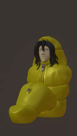 Eraser head Aizawa My Hero Academia fanart figure