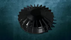 Fan wheel moped
