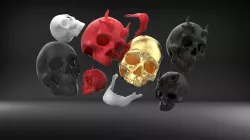 Fantasy skulls