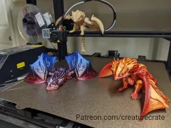 Flexi Dragon Whelp STL