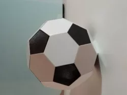 Football shaped box