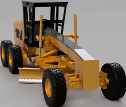 G730 motor grader HO scale 1:87