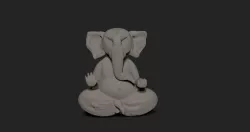 GANESHA CHALK STATUE