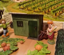 Garden shed for santon