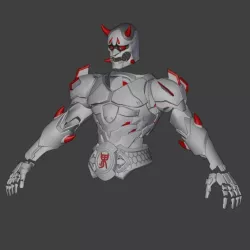 Genji Oni Skin Armor from Overwatch