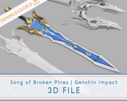 Genshin Impact Song of Broken Pines | 3D Model file