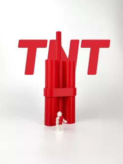 Giant Lego TNT