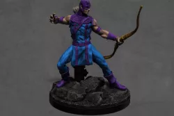 Hawkeye 1970 comics statue Ready to print 75mm scale
