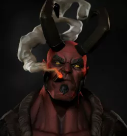 Hellboy busto