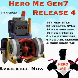 Hero Me Gen7 Release 4 Modular Printhead Platform & Part Cooling