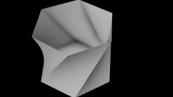 Hexagon minimalistic geometric planter vase pot