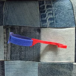 Hook to mount with tyrap or velcro