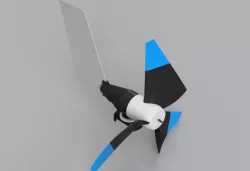 Horizontal Axis Wind Turbine (25W, 24V)
