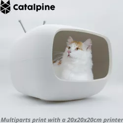 HOUSE FOR CAT TV 70s vintage design