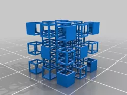Interlinked cube die