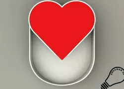 Jewelry box - Heart Rounded Container