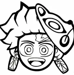 key ring - Tanjiro Demon Slayer Key Ring