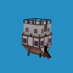 King's Leg Pub Dice tower from Diskworld