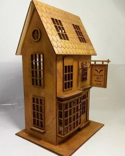 Laser Cut Wooden Harry Potter House