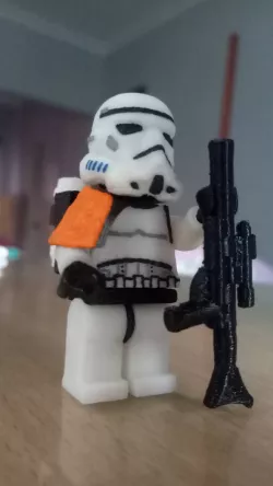 Lego Sand Trooper Scale 1:1 Star Wars Minifigure Fully Functional