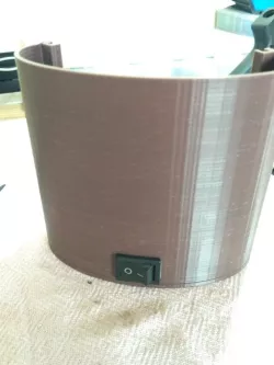 Lithophane case with power switch